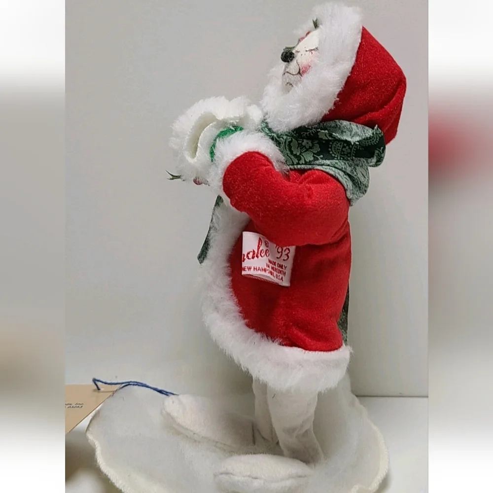 Vintage 7506 Annalee Ritz the Snow Woman Christmas Doll with Hand Warmer 8